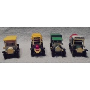 Collectors Set of 4 Classic Trucks 1918, 1912, 1910 Tanker Ambulance Delivery